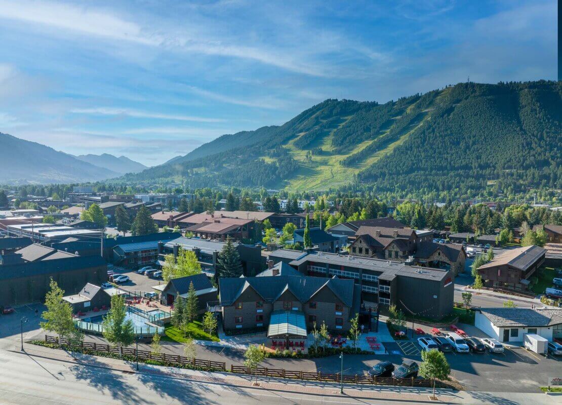 Mountain Modern Jackson Hole Exterior in Summer